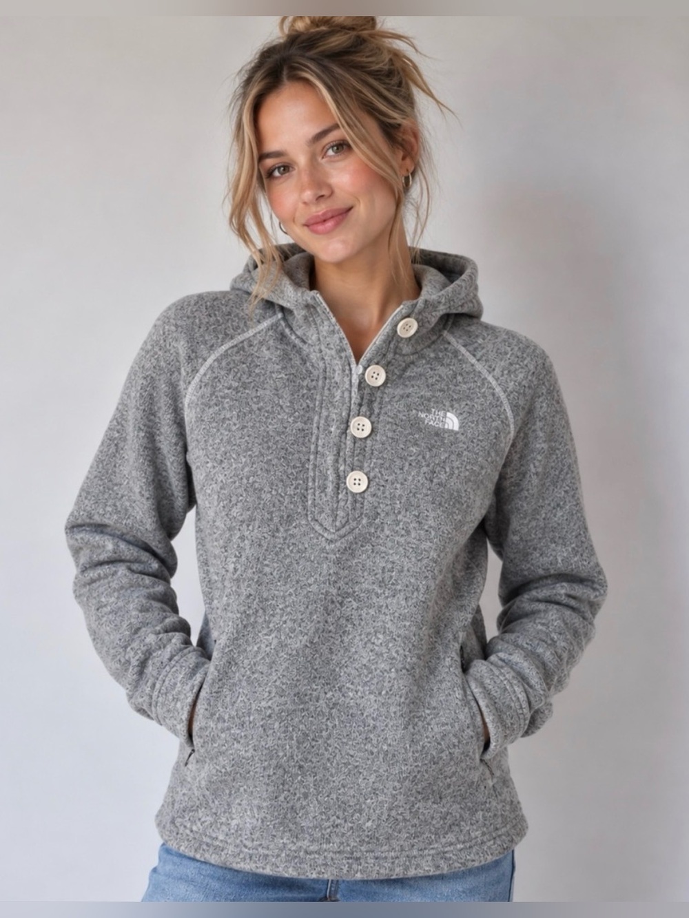 The North Face Women's Crescent Sunset Knit Hoodie size small